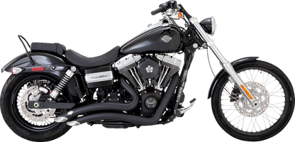 VANCE & HINES 2-into-2 Big Radius Exhaust System - Matte Black 46081
