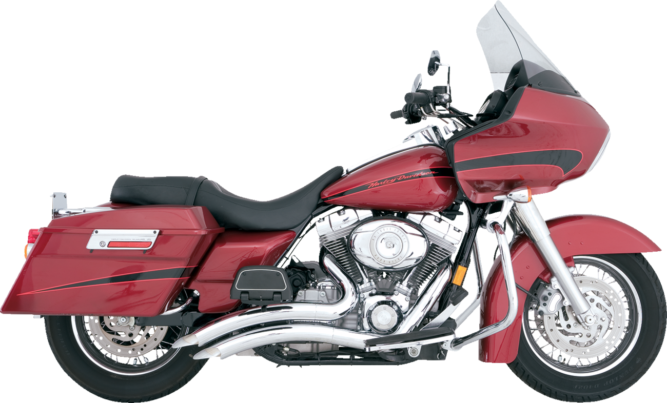 VANCE & HINES 2-into-2 Big Radius Exhaust System - Chrome 26082