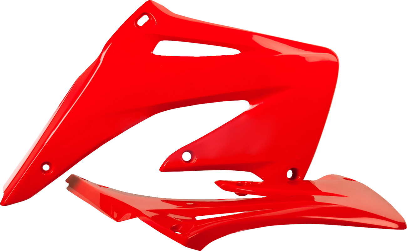 POLISPORT Radiator Cover E- '04 OEM Red - CRF 450R 8429000011