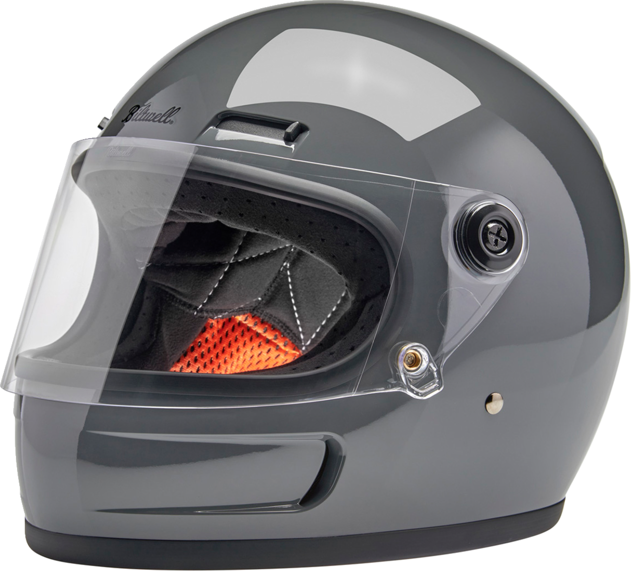 BILTWELL Gringo SV Helmet - Gloss Storm Gray - Large 1006-109-504