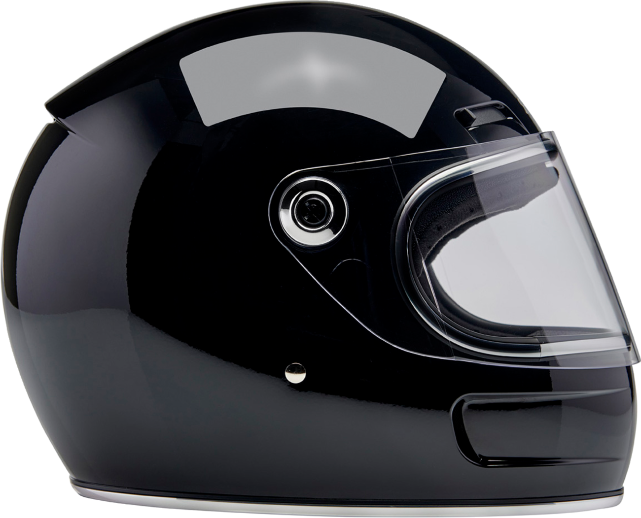 BILTWELL Gringo SV Helmet - Gloss Black - Medium 1006-101-503