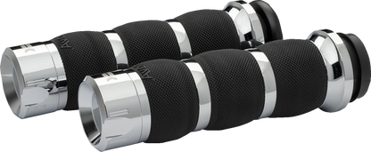 KHROME WERKS Klassic Grips - Air Cushion - Cable - Chrome 500295