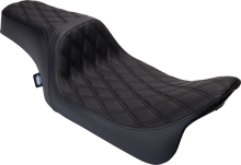 DRAG SPECIALTIES SEATS Predator 1Up Seat - Vinyl - Double Diamond Black Stitch - FLH '08-'23 0801-1483