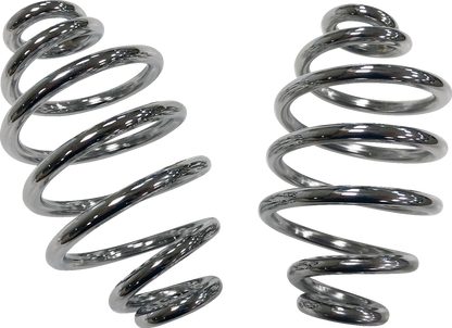 DRAG SPECIALTIES Seat Springs - Chrome - 4" 63921A