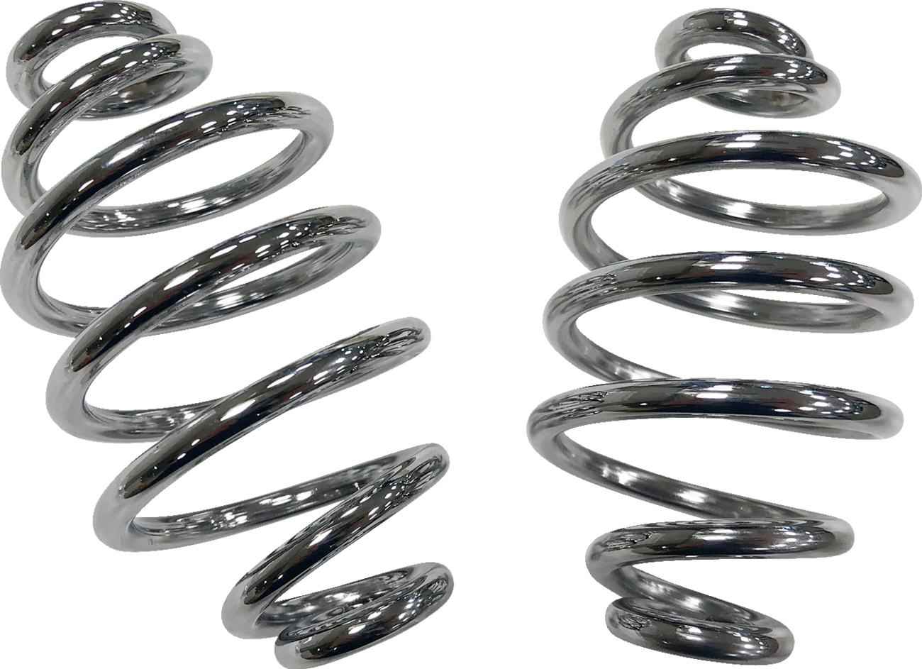 DRAG SPECIALTIES Seat Springs - Chrome - 4" 63921A