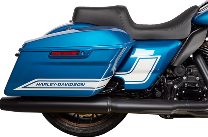 DRAG SPECIALTIES SEATS Predator 1Up Seat - Vinyl - Black - Smooth - FLH '08-'23 0801-1480
