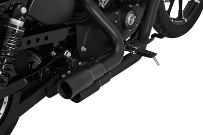 VANCE & HINES Mini Grenades Exhaust System - Matte Black 46884