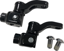 DRAG SPECIALTIES Passenger Peg Mount - Adjustable - Black 78561B