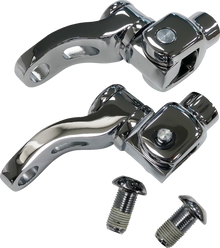 DRAG SPECIALTIES Passenger Peg Mount - Adjustable - Chrome 78561