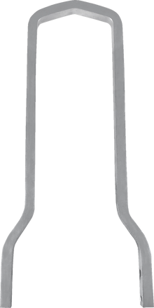 DRAG SPECIALTIES Square Sissy Bar - Chrome - 12.5" H x 7.5" W X08-0041CT