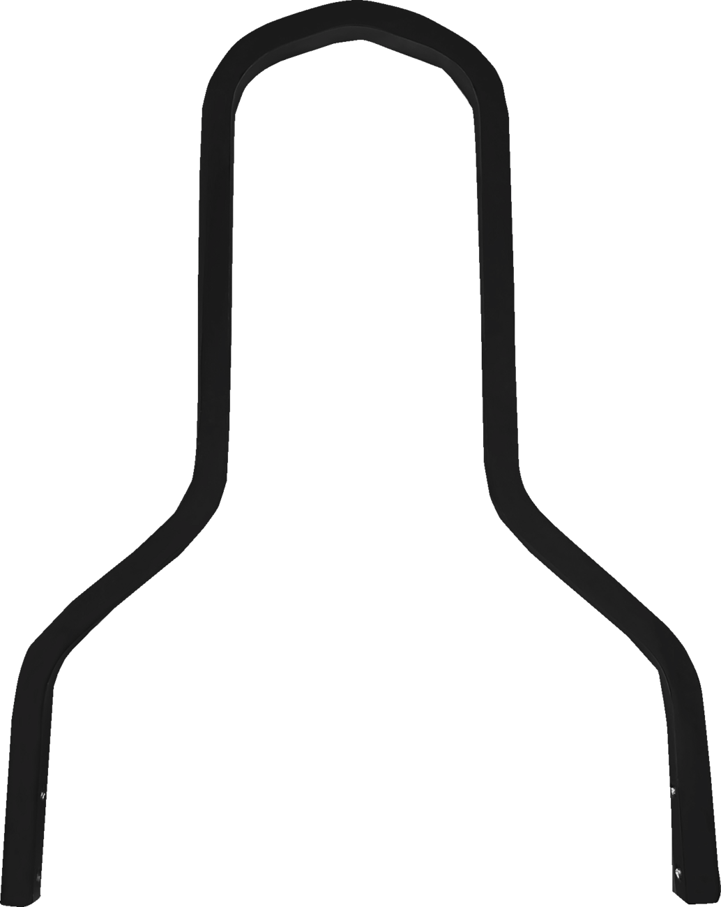 DRAG SPECIALTIES Square Sissy Bar - Short - Black - 11" H x 11" W X08-0044GBS