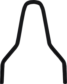 DRAG SPECIALTIES Round Sissy Bar - Black - 9.88"H X08-0043GBR