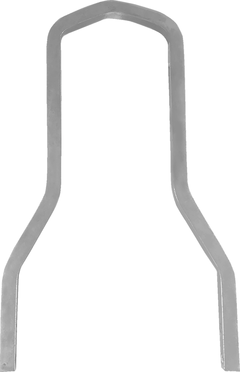DRAG SPECIALTIES Square Sissy Bar - Chrome - 10.02" H x 8.25" W X08-0045CS