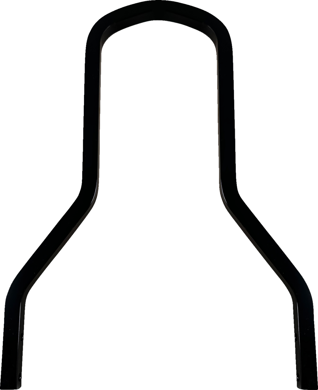 DRAG SPECIALTIES Square Sissy Bar - Black - 10.14" H x 8.75" W X08-0040GBS