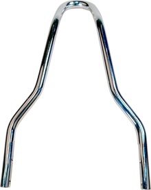 DRAG SPECIALTIES Round Tapered Sissy Bar - Chrome - 10.12"H x 8.75"W X08-0040CR