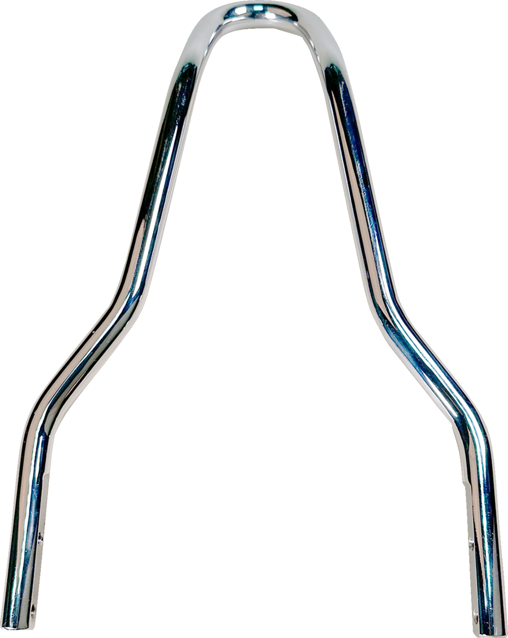 DRAG SPECIALTIES Round Tapered Sissy Bar - Chrome - 10.12"H x 8.75"W X08-0040CR