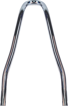 DRAG SPECIALTIES Round Tapered Sissy Bar - Black - 13"H x 6.69"W X08-0046CR