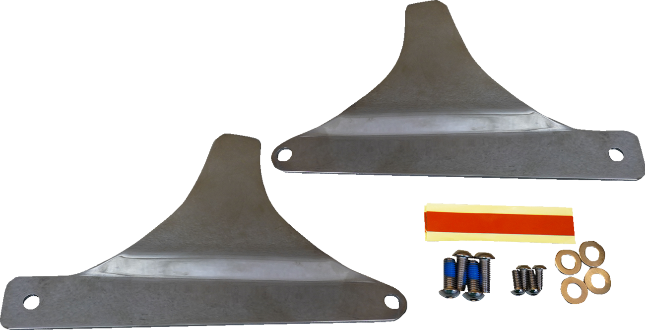 DRAG SPECIALTIES Side Plates - Chrome X08-0004C