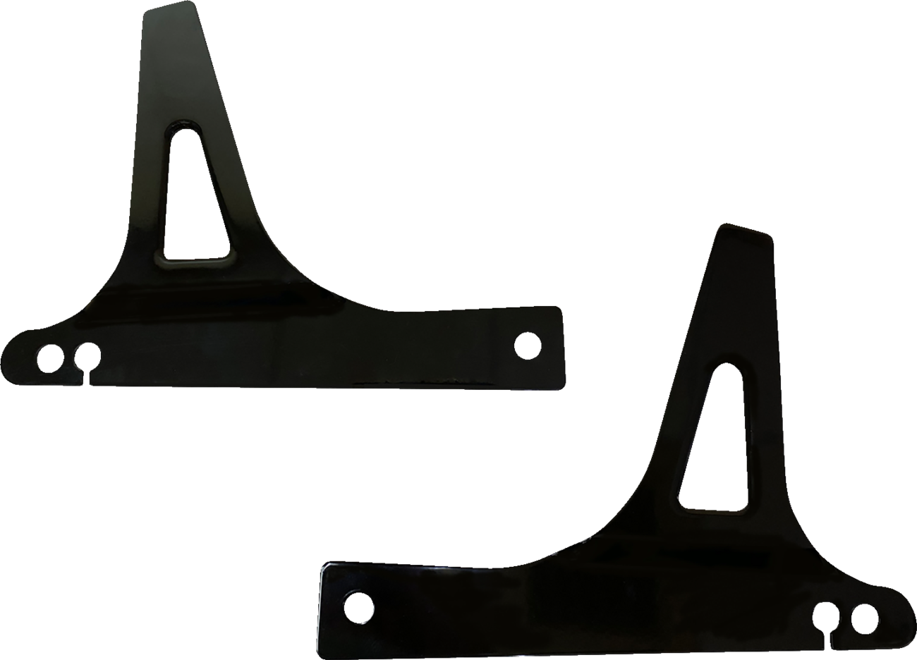 DRAG SPECIALTIES Side Plates - Black X08-0010GB
