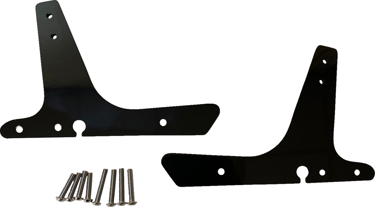 DRAG SPECIALTIES Side Plates - Black X08-0007GB