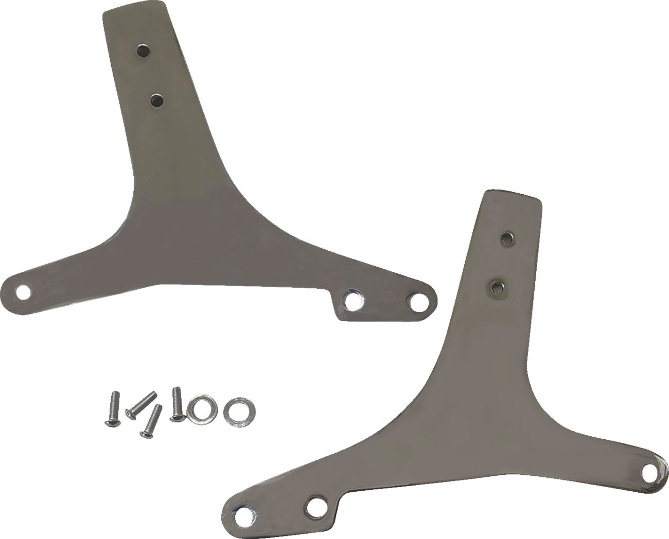 DRAG SPECIALTIES Side Plates - Chrome X08-0009C