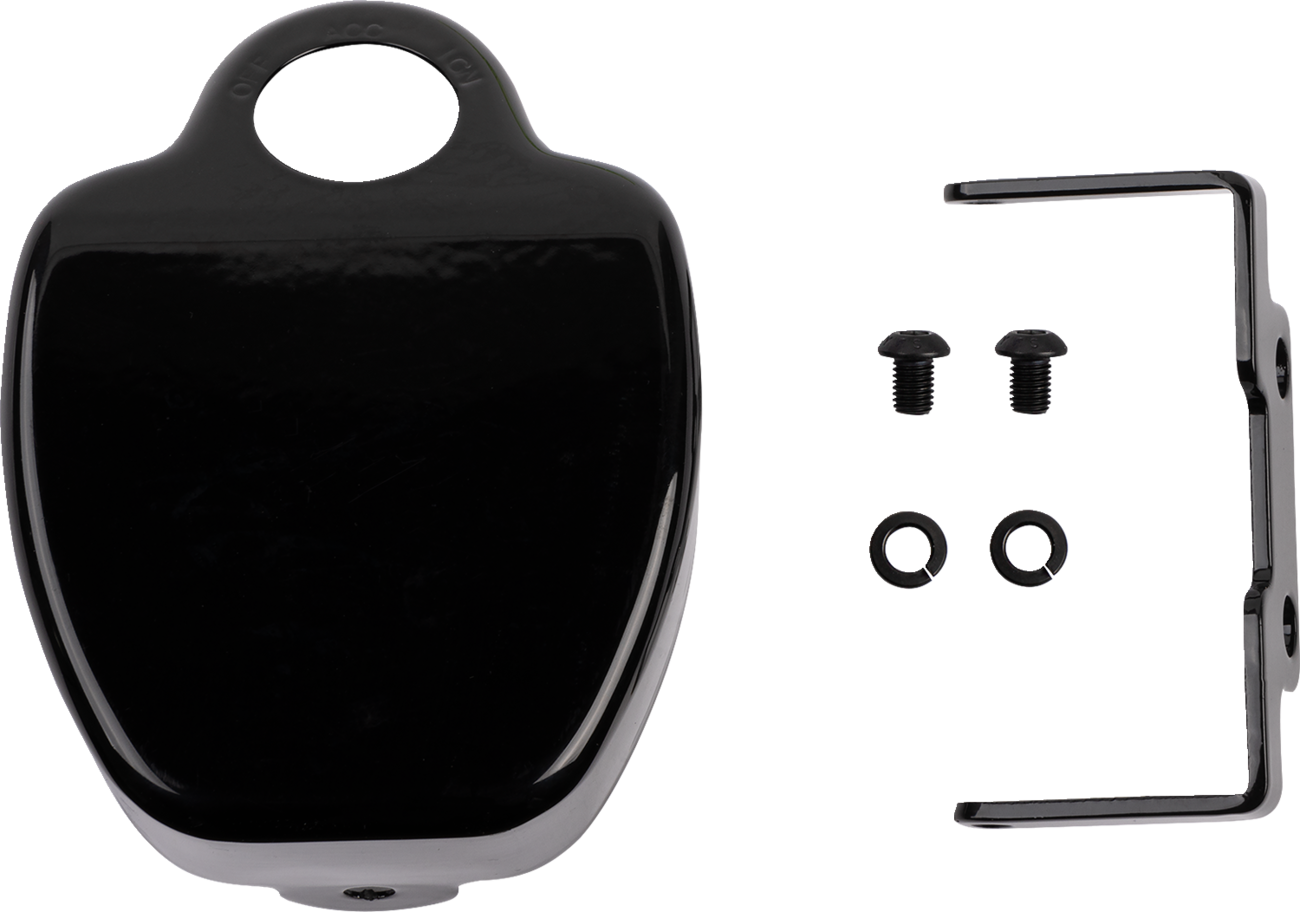 DRAG SPECIALTIES Coil Cover - Black - Harley Davidson 63213B