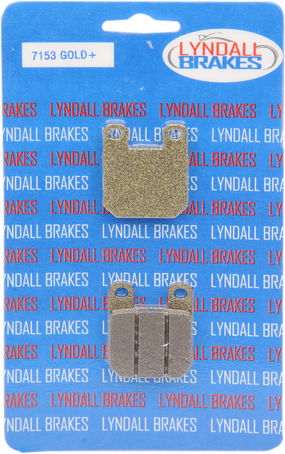 LYNDALL RACING BRAKES LLC Brake Pads - Gold+ PM 2 Piston 7153-GPLUS