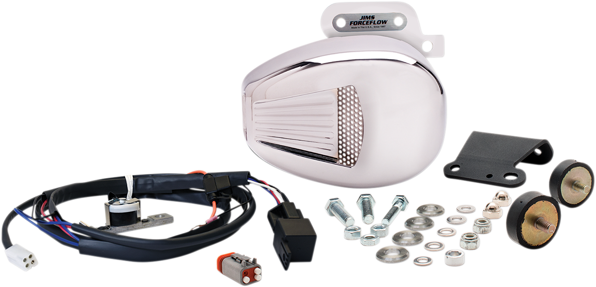 JIMS Forceflow Cylinder Head Cooler Kit - Chrome - M8 Touring 5469