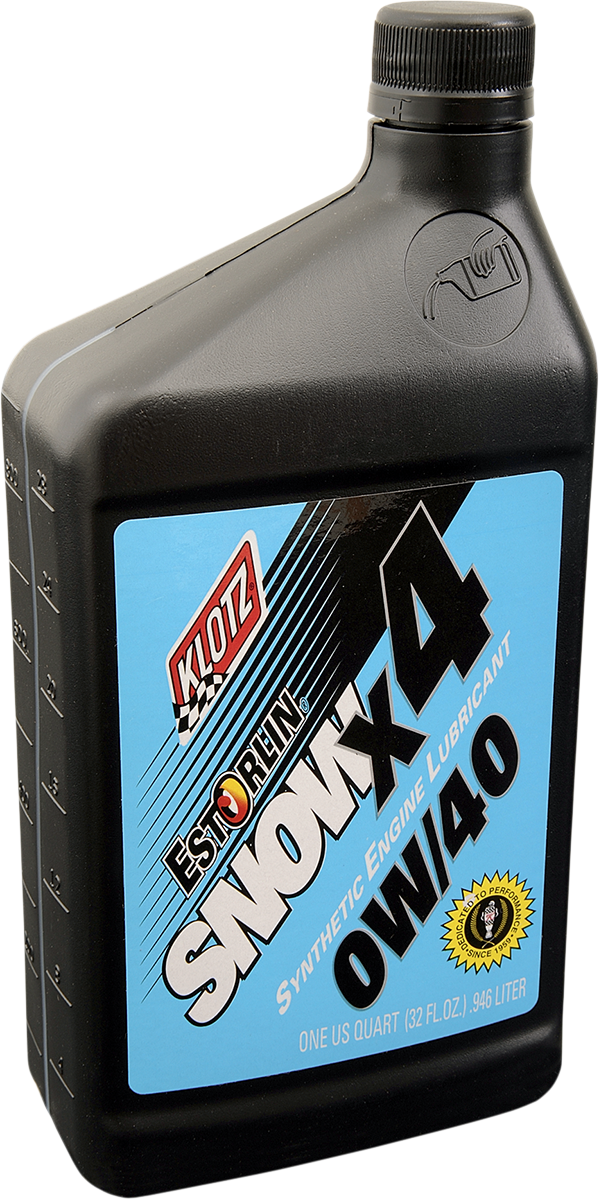 KLOTZ OIL X4 Snow Oil - 0W-40 - 1 U.S. quart KE840