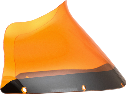 KLOCK WERKS Kolor Flare™ Windshield - 9" - Orange - FXRP KWW-02-0612