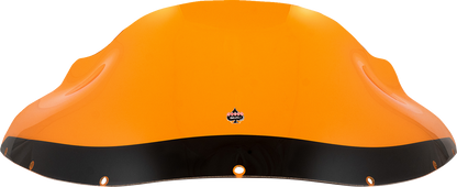 KLOCK WERKS Kolor Flare™ Windshield - 9" - Orange - FXRP KWW-02-0612