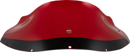 KLOCK WERKS Kolor Flare™ Windshield - 9" - Red - FXRP KWW-02-0614