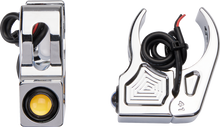 JOKER MACHINE Turn Signal - 41 mm - Amber - Chrome 05-221-3