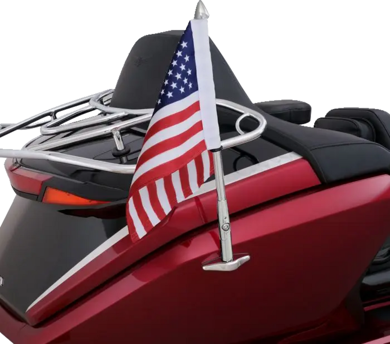 SHOW CHROME Folding Flag Pole - Chrome - GL 1800 52-973