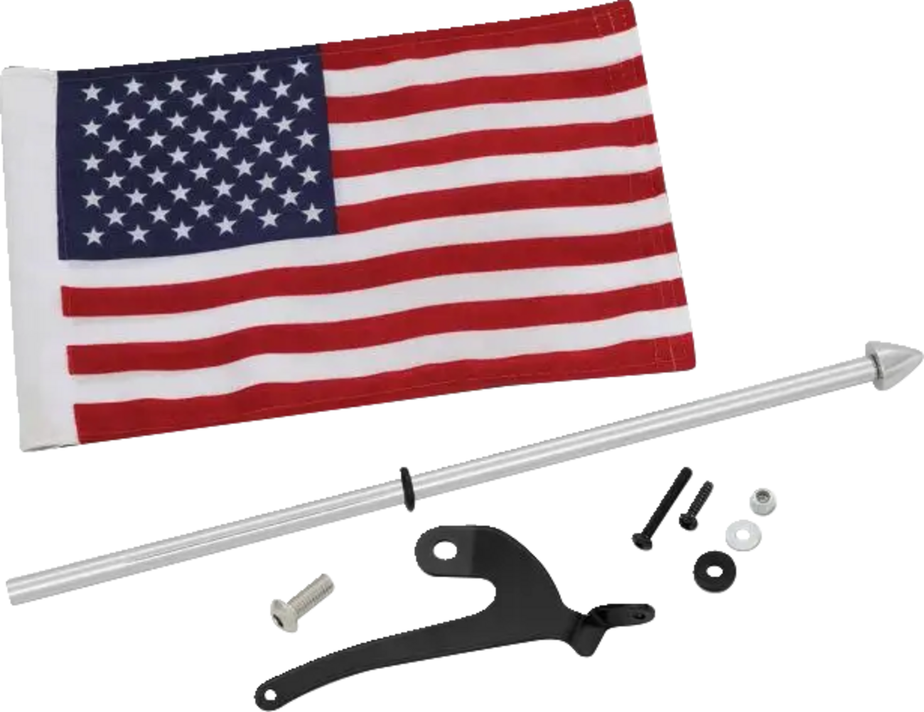 SHOW CHROME Flag Pole - Right - Chrome - Can-Am - Spyder 41-210R
