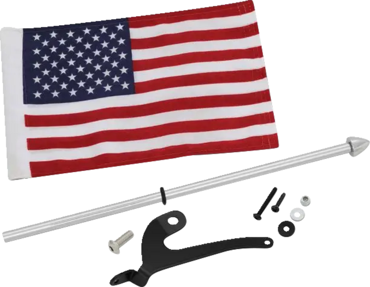 SHOW CHROME Flag Pole - Left - Chrome - Can-Am - Spyder 41-210L