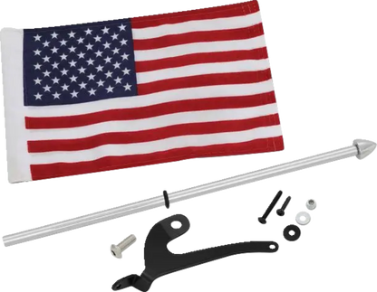 SHOW CHROME Flag Pole - Left - Chrome - Can-Am - Spyder 41-210L