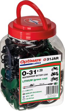 TECMATE Charging Cable - OptiMate - O-31S - 20 Pack O-31SJAR