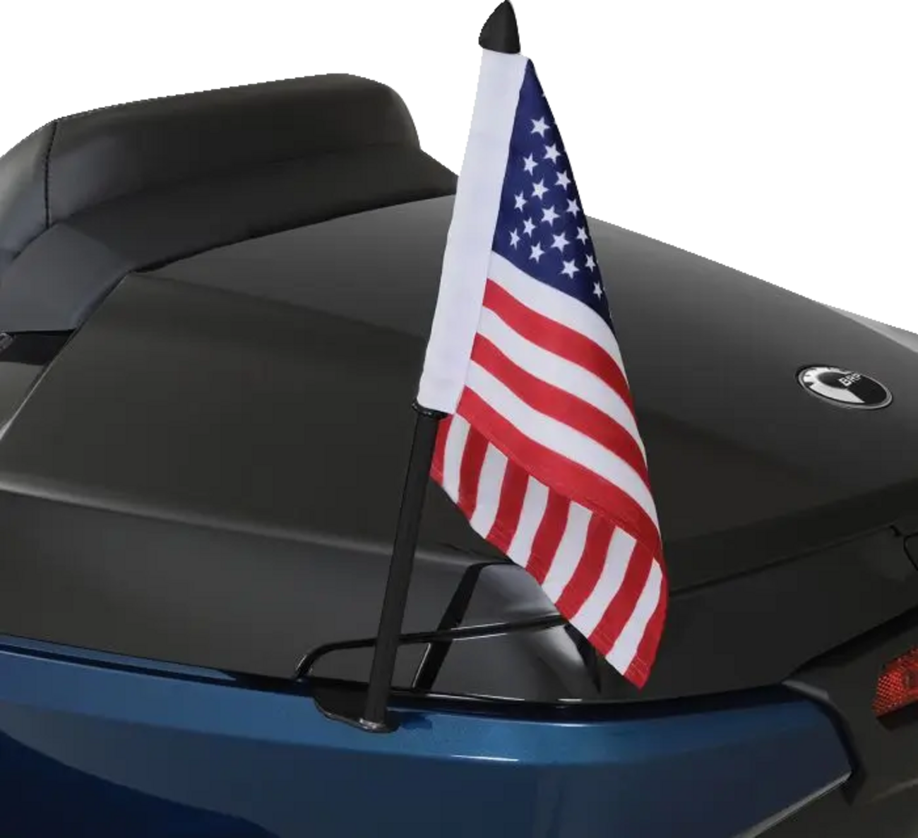 SHOW CHROME Flag Pole - Left - Black - Can-Am - Spyder 41-210LBK