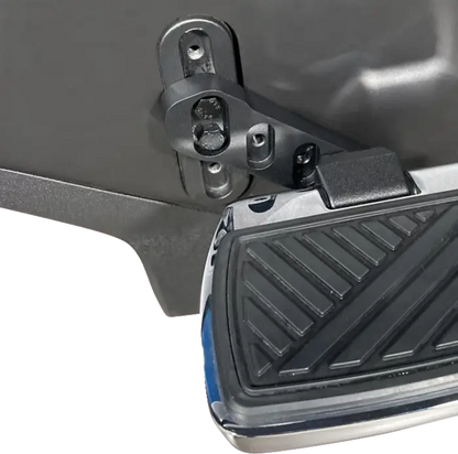 SHOW CHROME Floorboard Relocators - Passenger - Black - Spyder 41-425