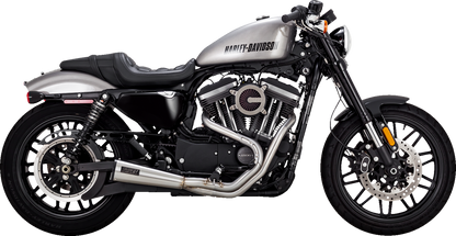 VANCE & HINES 2-into-1 Upsweep Exhaust System - Stainless Steel 27637