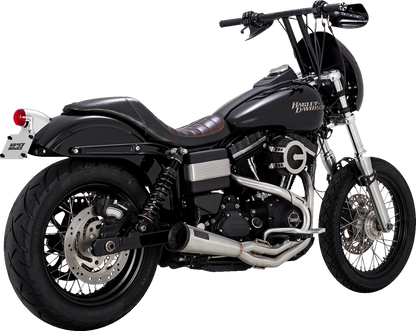 VANCE & HINES 2-into-1 Upsweep Exhaust System - Brushed 27635