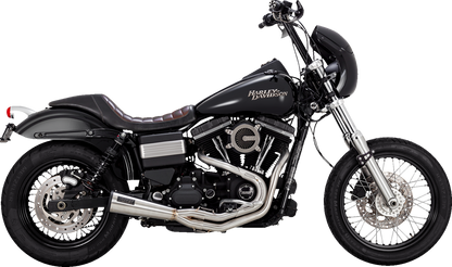 VANCE & HINES 2-into-1 Upsweep Exhaust System - Brushed 27635