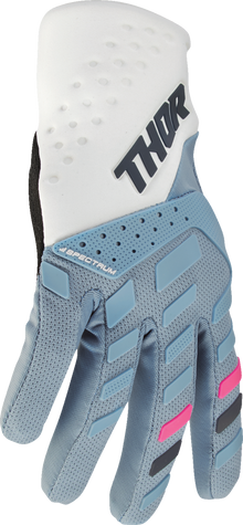 THOR Women's Spectrum Gloves - Starlight Blue/White - Large 3331-0266