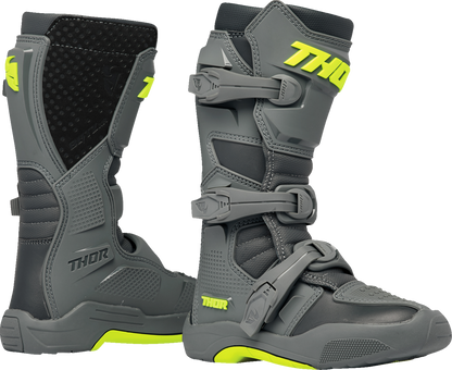 THOR Youth Blitz XR Boots - Gray/Charcoal - US 6 3411-0743