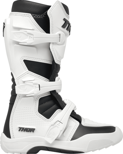 THOR Youth Blitz XR Boots - White/Black - US 2 3411-0746