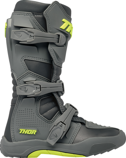 THOR Youth Blitz XR Boots - Gray/Charcoal - US 3 3411-0740