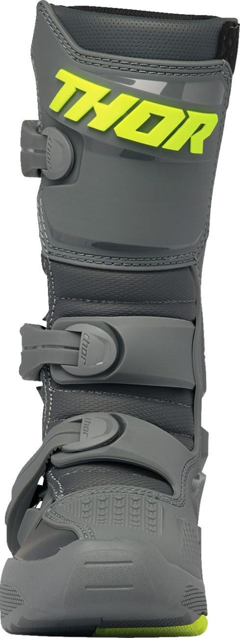 THOR Youth Blitz XR Boots - Gray/Charcoal - US 3 3411-0740