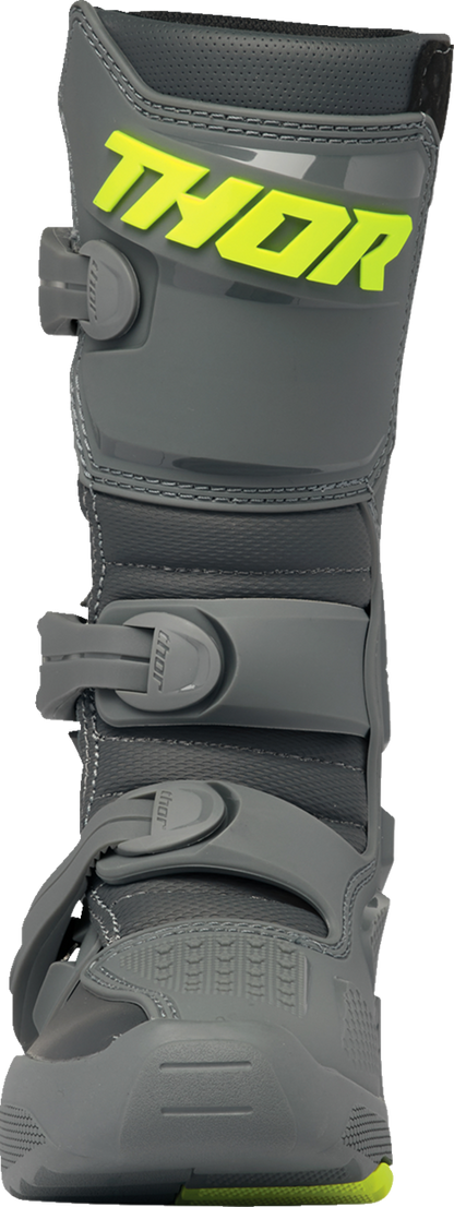 THOR Youth Blitz XR Boots - Gray/Charcoal - US 2 3411-0739