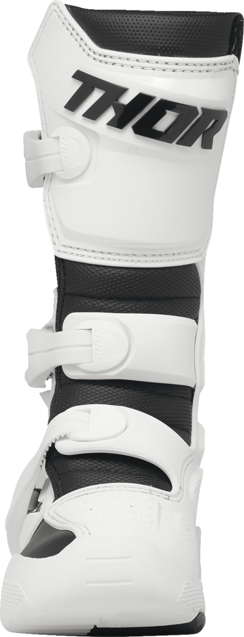 THOR Youth Blitz XR Boots - White/Black - US 1 3411-0745